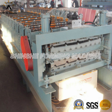 Two Different Profiles Roofing Metal Roll Forming Machine